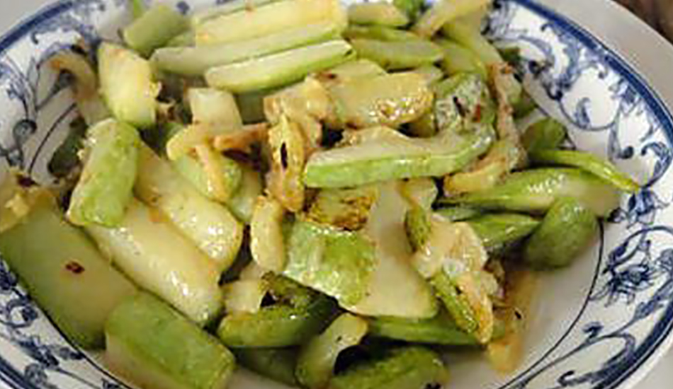 recette top-regime.com - Courgettes chinoises