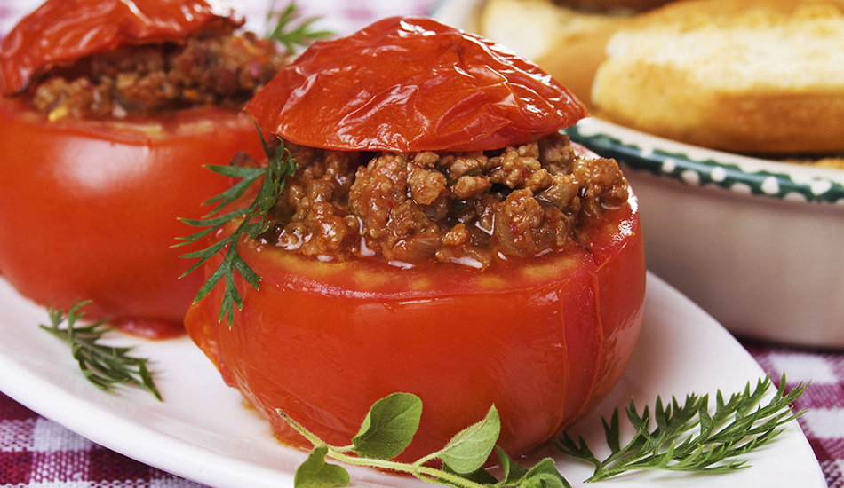 recette top-regime.com - Tomates à la viande