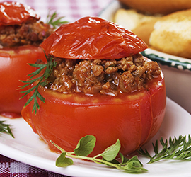recette top-regime.com - Tomates à la viande